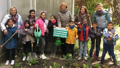 Gemüsegarten für die Dortmunder Funke-Grundschule