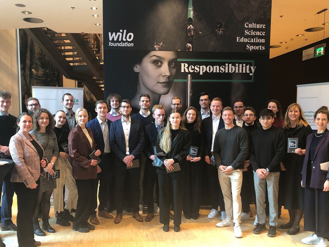 Die Deutschland­stipendiaten der Wilo-Foundation zu Besuch im Konzerthaus Dortmund