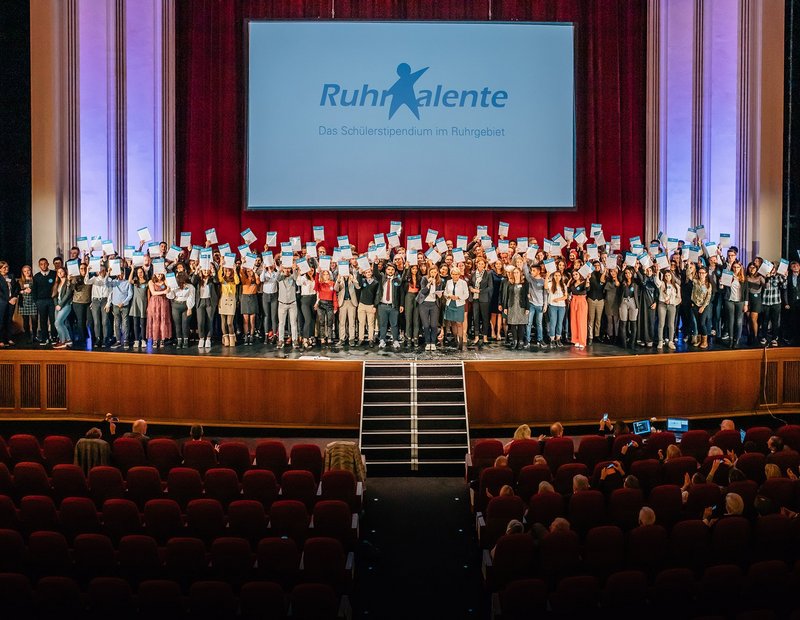 Vergabefeier für RuhrTalente