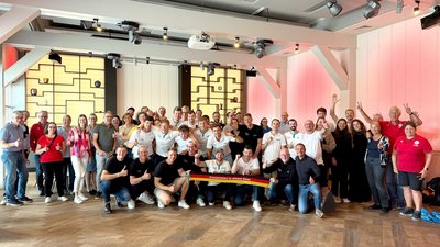Get-Together with Team Deutschland-Achter following a strong World Rowing Championships performance in Amsterdam