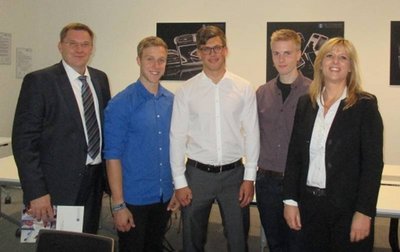 Hofer Deutschland&shy;stipendiaten treffen Förderer