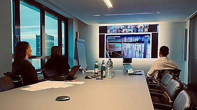 Online-Event: Stipendiaten treffen ihren Förderer