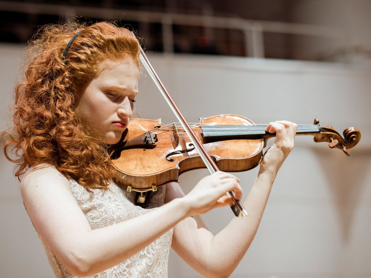 Mira Foron, Geigerin und Stipendiatin der Mozart Gesellschaft Dortmund