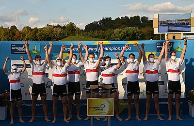 Deutschland-Achter feiert achten EM-Titel in Serie