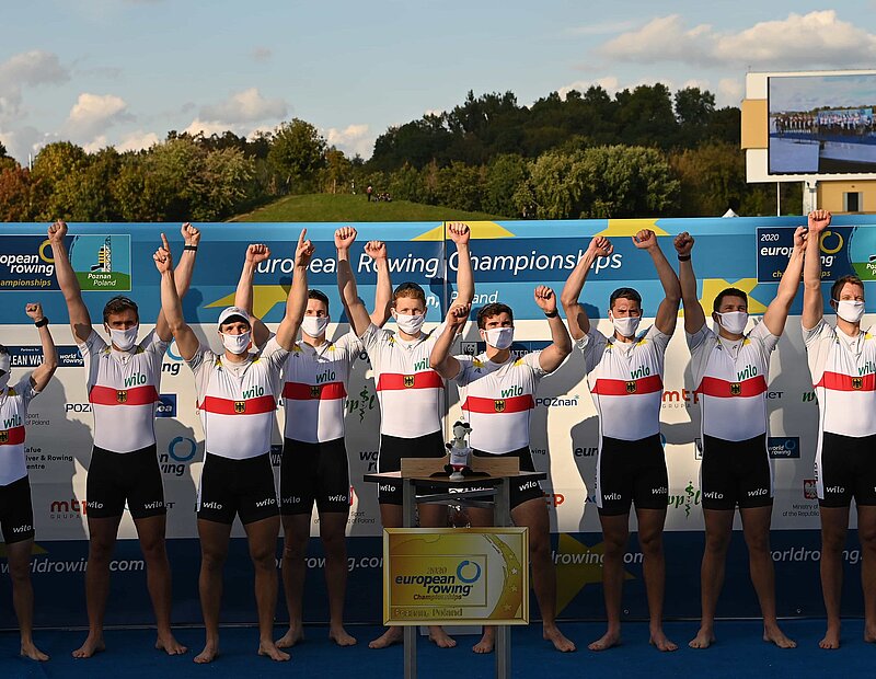 Deutschland-Achter feiert achten EM-Titel in Serie