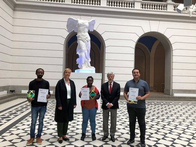 Die WaterEngineering-Stipendiaten (2021) der Wilo-Foundation 