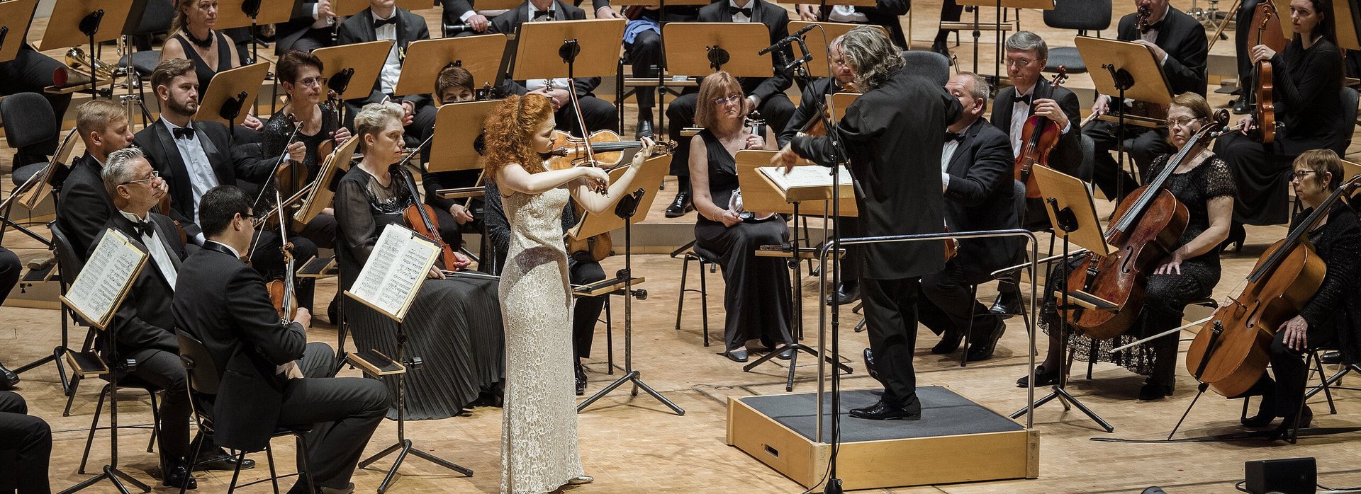 Mira Foron auf der Bühne des Konzerthaus Dortmund