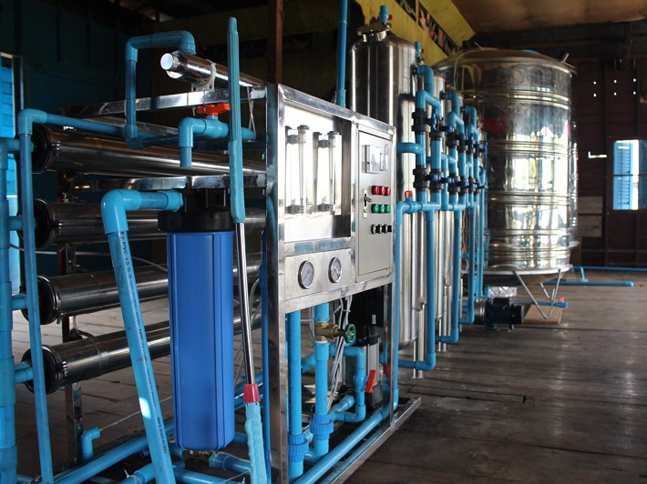 Nahaufnahme der Ultrafiltrationsanlage