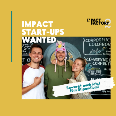 Impact Factory: Start-Up Stipendien