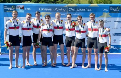 Deutschland-Achter gewinnt siebtes EM-Gold in Serie