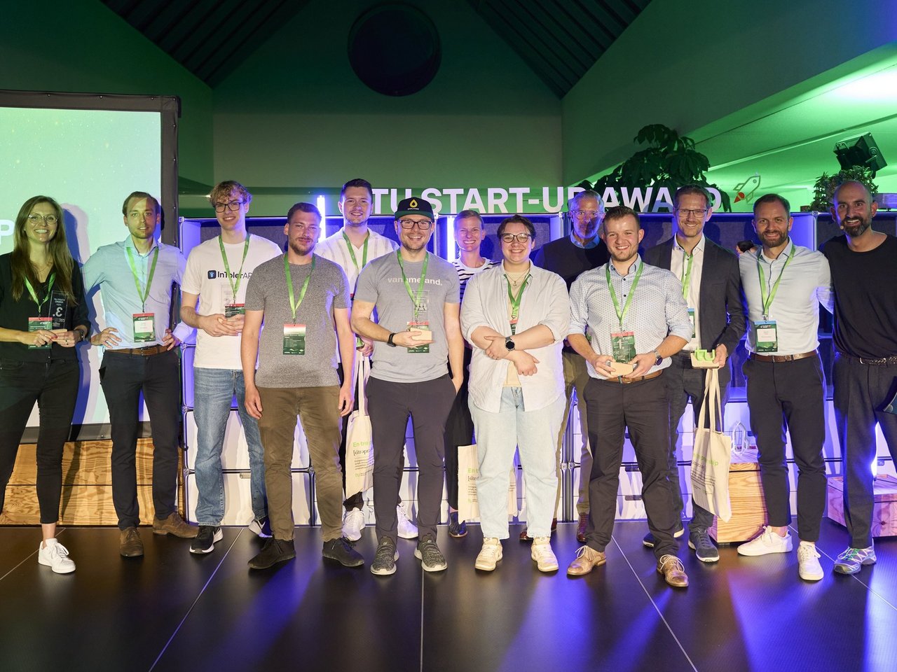 Siegerehrung des TU Start-up Awards 2022