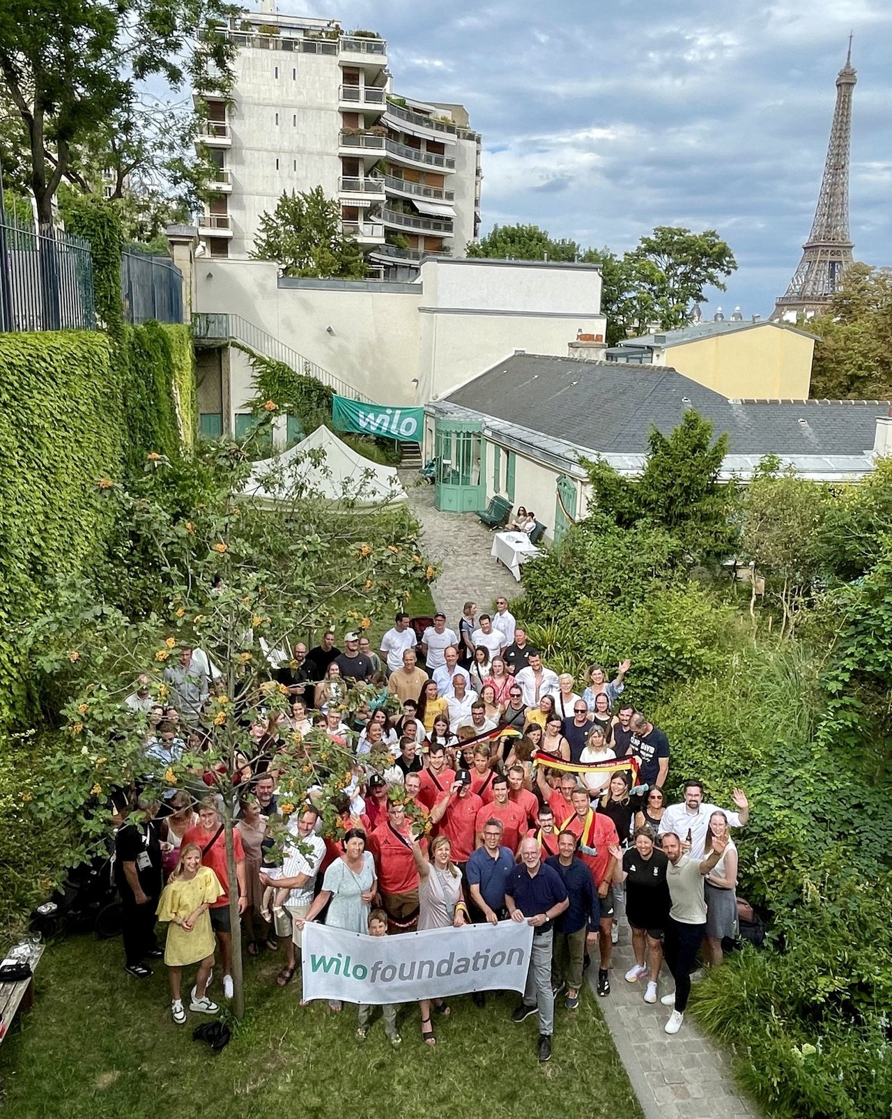 Die Wilo-Foundation und das Team Deutschland-Achter beim Family & Friends Nachmittag