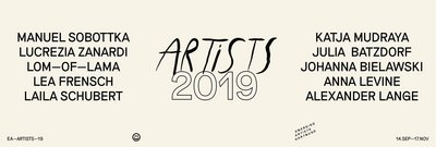 Junges Kunstfestival: Emerging Artists 2019