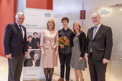 Förderpreis für jungen Mozart-Stipendiaten