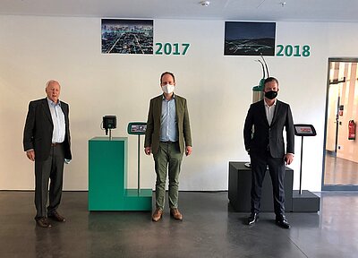 Dr. Raphael von Hoens&shy;broech zu Gast bei Wilo