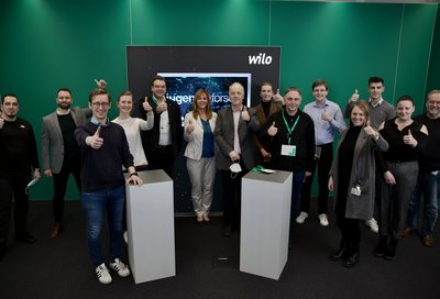 Die Siegerehrung des Regionalwettbewerbs Dortmund fand als hybride Veranstaltung im Pioneer Cube auf dem Wilopark statt