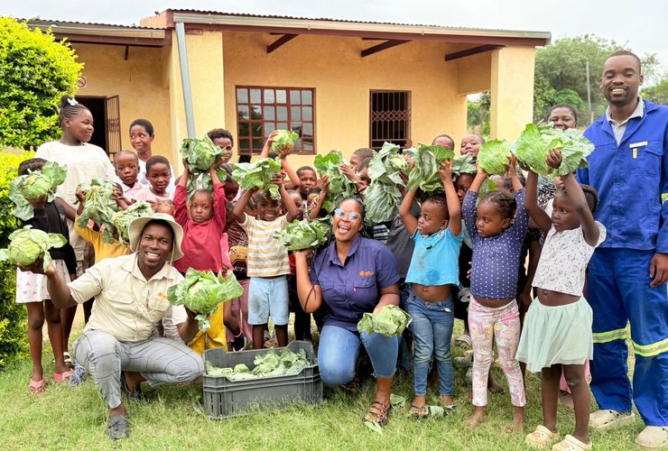 Schulgärten stärken Ernährungs&shy;sicherheit und Zukunfts&shy;perspektiven in Südafrika